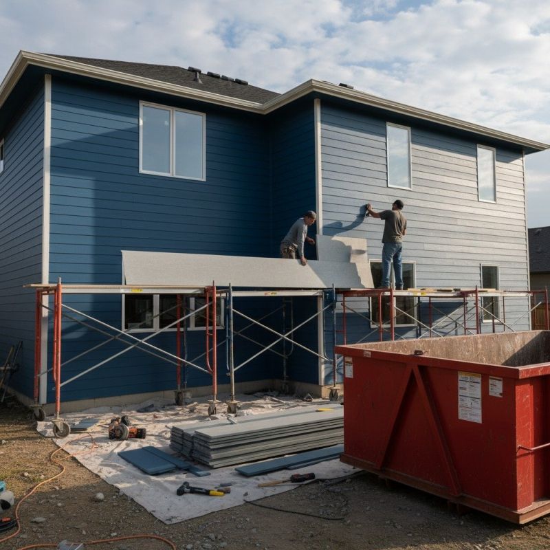 Fiber Siding Installation